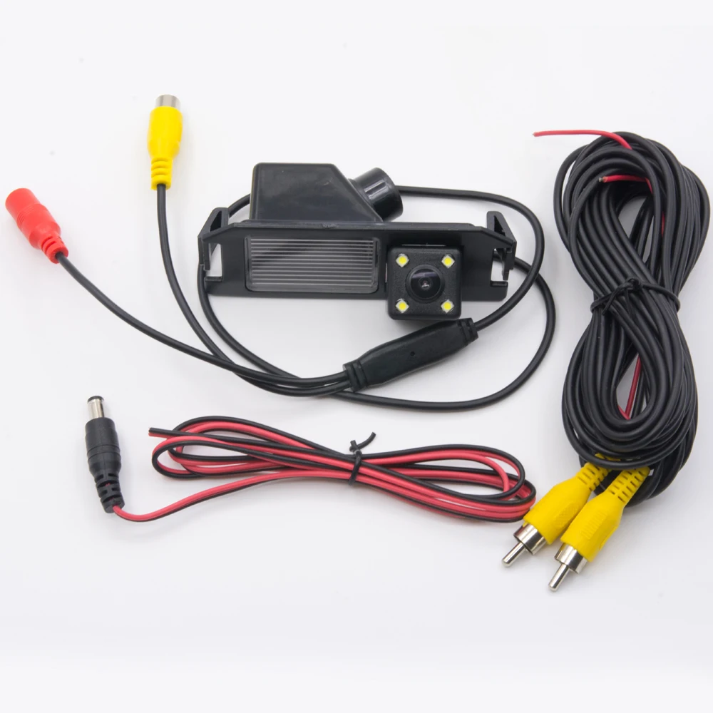 4 LED light Reverse Rear View Camera For kia plcanto Morning Rio 3 Soul MK1 MK2 Niro DE Car Parking Monitor Night Vision