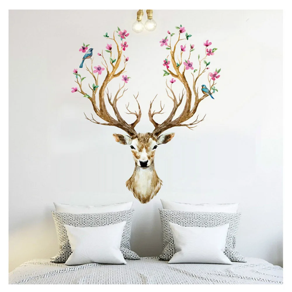 Настенный декор для детской комнаты наклейки на стену с изображением цветов