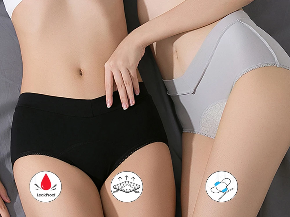 3 шт./компл. герметичность гигиенические трусики Для женщин &amp нижнее белье V-shape