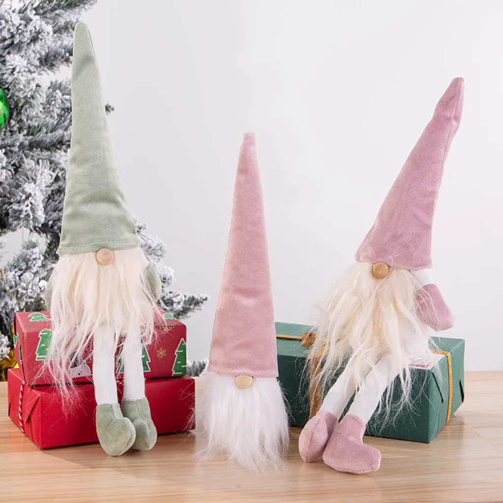 Тканевая кукла с Сантой подарок на день рождения для ребенка домашнее