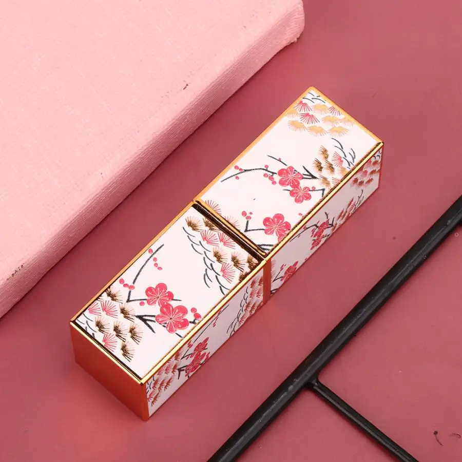 Квадратный пустой тюбик для губной помады дневной многоразовый контейнер сделай