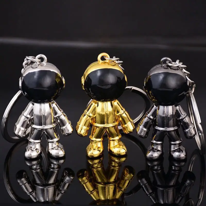 2020 милая Мода 1 шт 3D астронавт брелок космический робот Брелки цинковый сплав