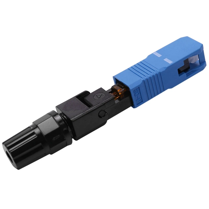 

300 шт. встроенный SC UPC волоконно-оптический Быстрый коннектор FTTH одномодовый волоконно-оптический SC Быстрый коннектор SC адаптер полевой сбо...