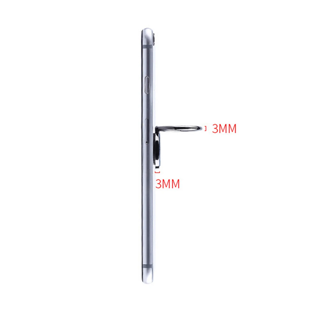 Кольцо для телефона Ультратонкий металлический 360 градусов вращающийся