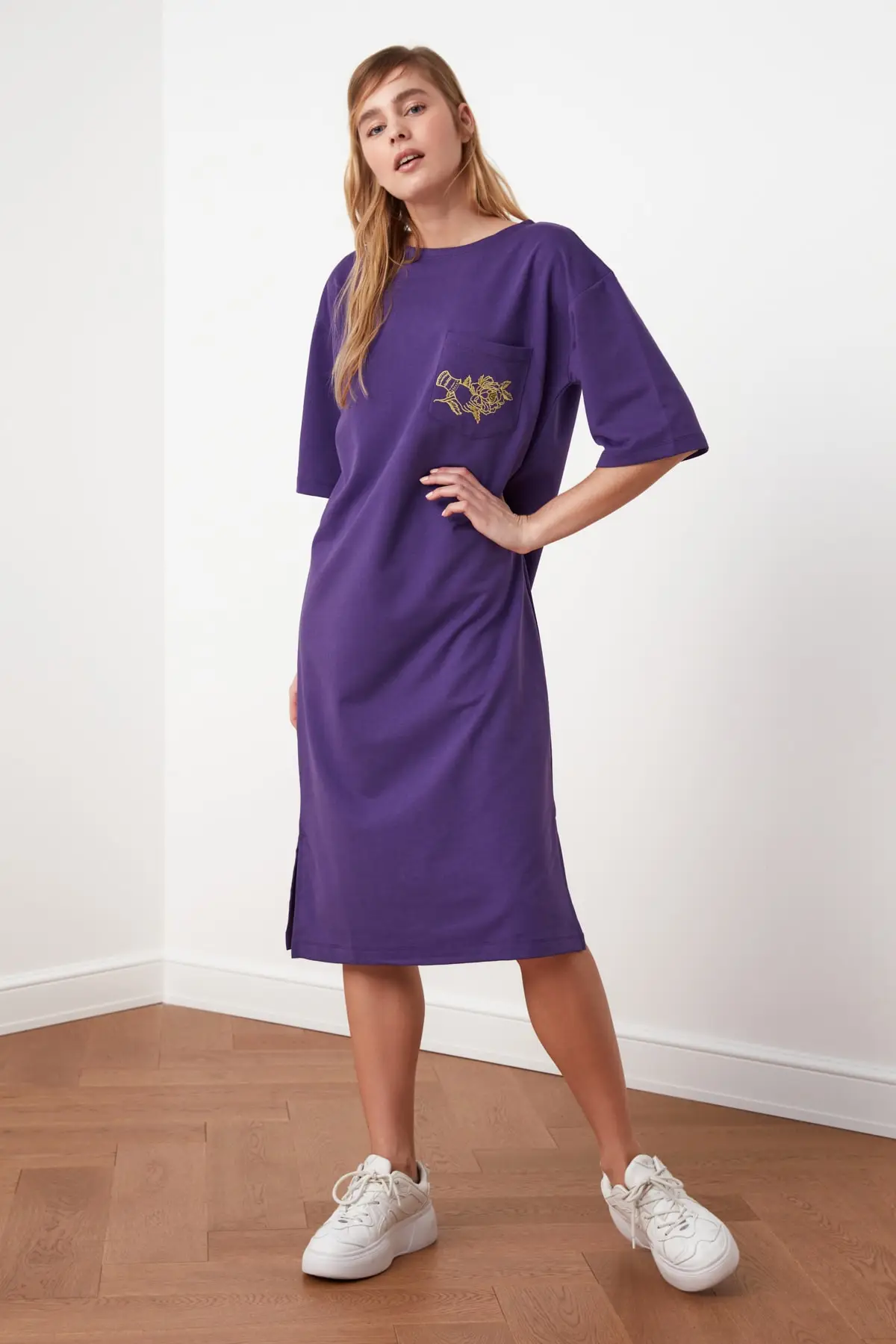

Trendyol Printed Knitted Dress TWOSS21EL0175