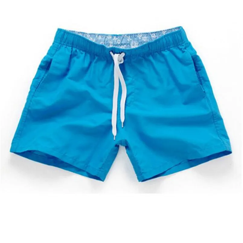

2021Men Summer Casual Shorts Quick Drying Fitness Short Beach Shorts Men Women Boardshorts Elastic Waist Solid gym Clothing
