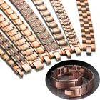 Магнитный медный браслет для мужчин, Энергетический Браслет-цепочка, мужской металлический браслет для терапии артрита, пары, любовь для женщин, мужчин