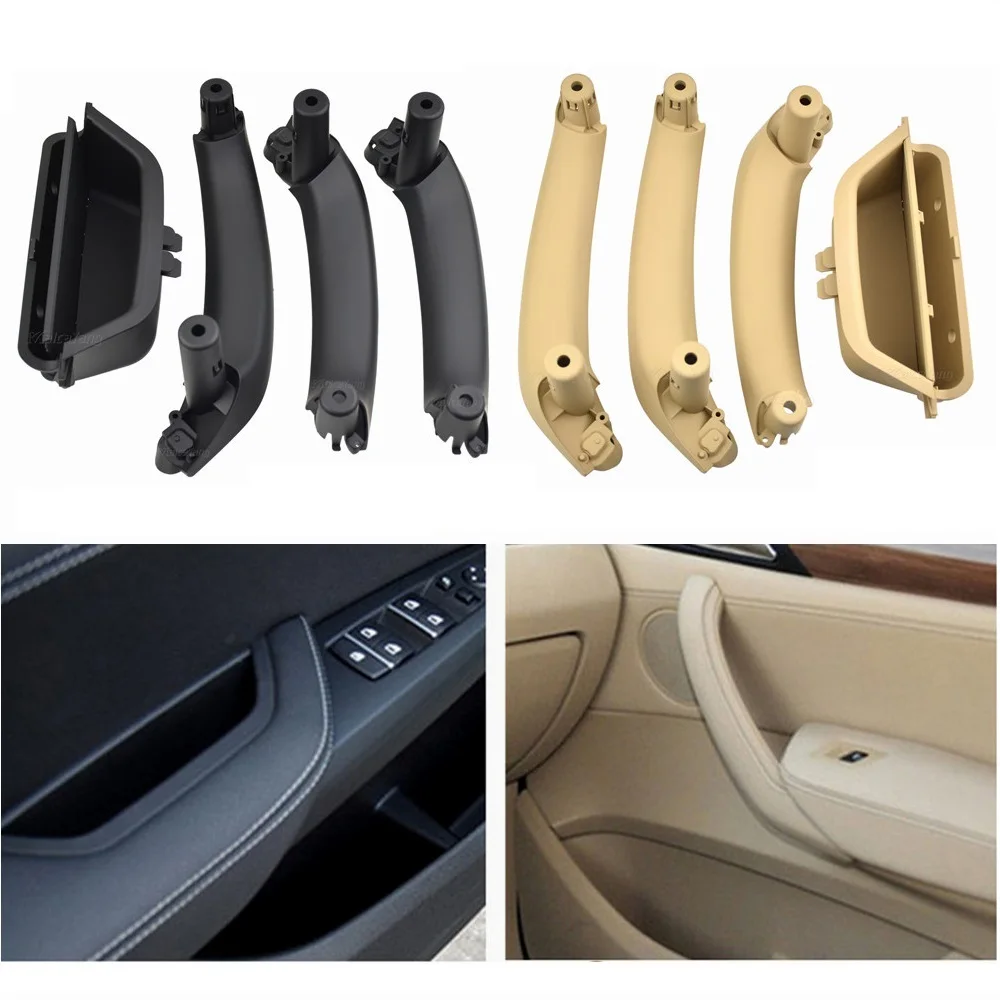 

LHD RHD Car Left Front Interior Door Handle Panel Handle Pull Trim Cover For BMW X3 X4 F25 F26 2010-2017 Auto Accessories