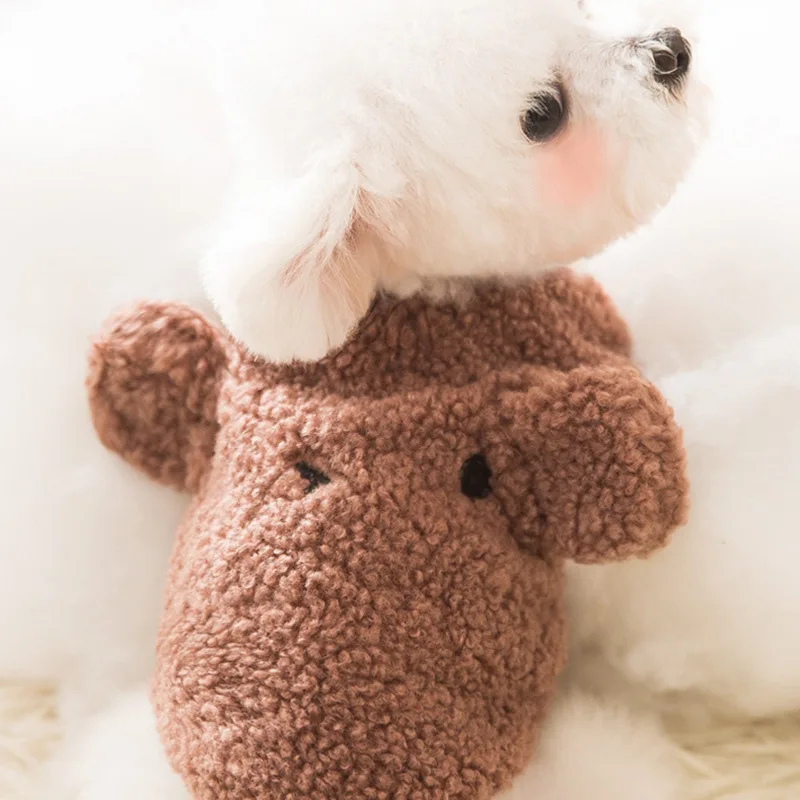 

Winter Pet Cat Clothes for Sphinx Cats Warm Kitten Vest Soft Clothing