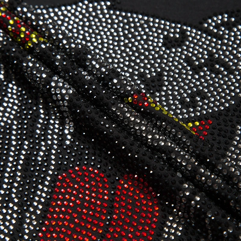 

Oversized Tight-Fitting Heavy Craft Hoodie + Pants Winter Men's Tracksuit Hot-Drilled Leopard Head Pattern Sets Luxury Pullover