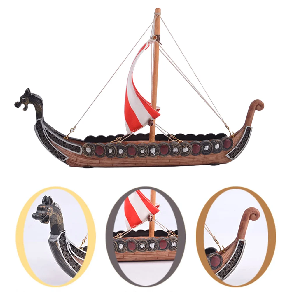 Новый инновационный Ретро пиратский корабль викингов домашняя лодка дракона