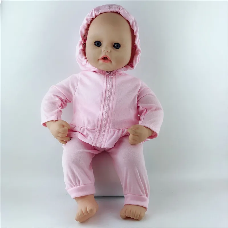 Brown 15 стилей, комбинезоны, Одежда для куклы, подходит для 46 см/18nch, Детская кукла, лучший подарок на день рождения(продается только одежда - Color: Brown