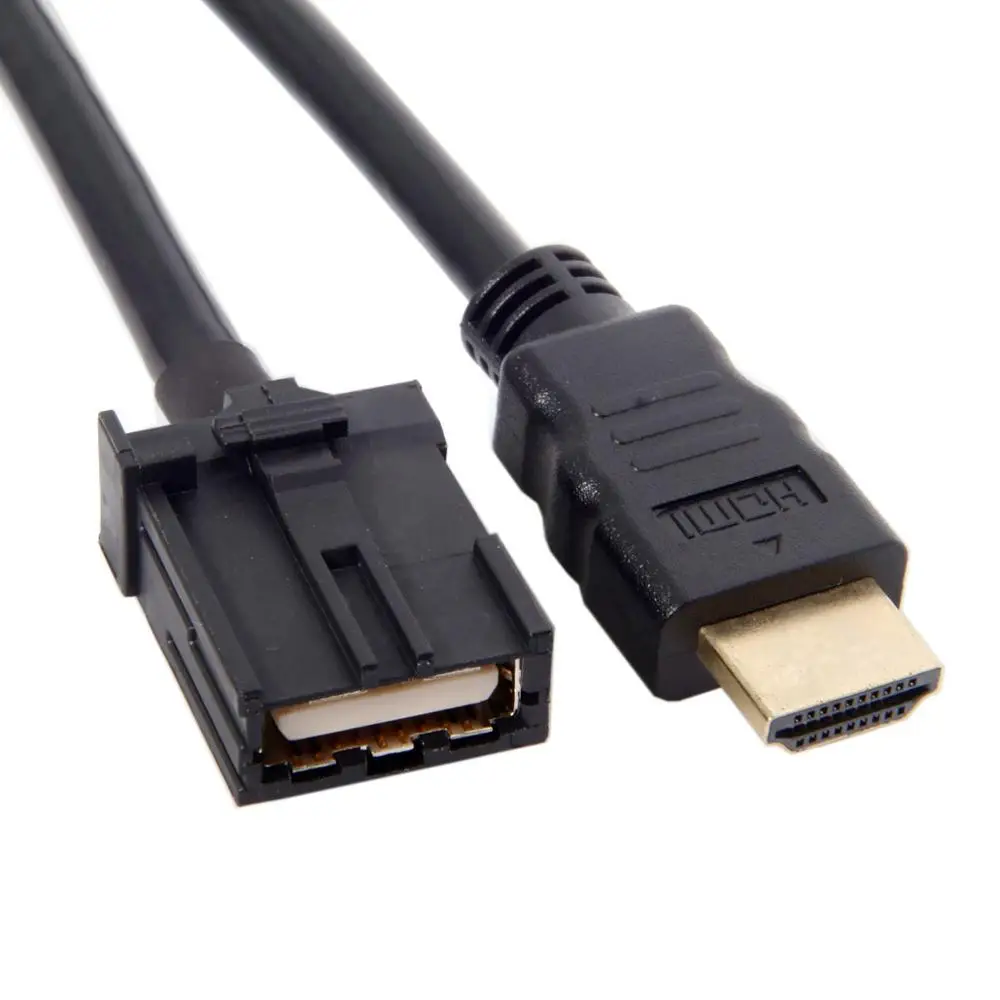 

High Speed HDMI-compatible 1.4 Type E Male to Type A Male Video Audio Automotive Connection System Grade Connector for