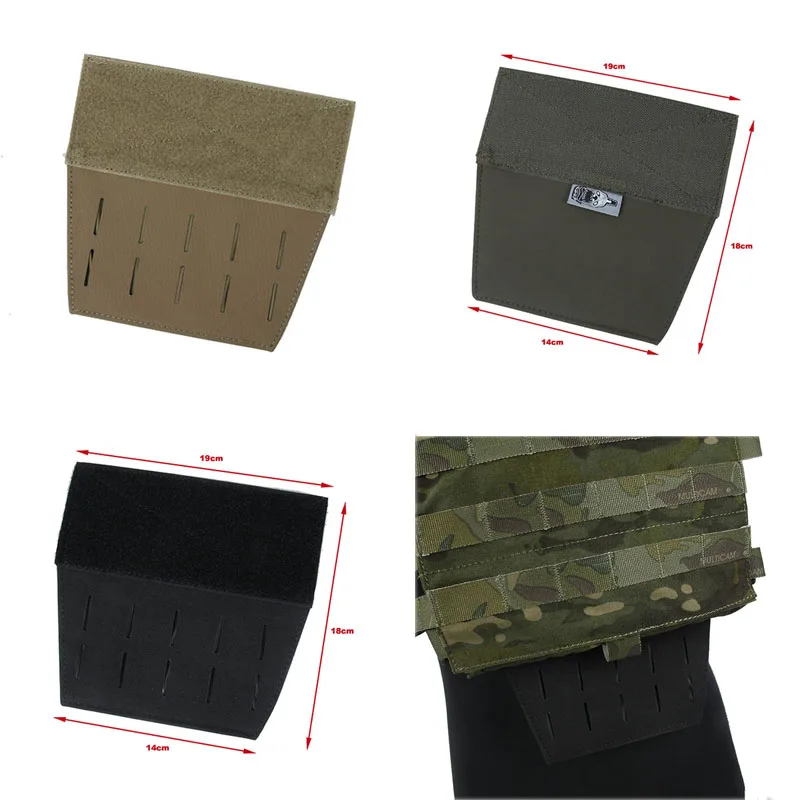 Горизонтальный адаптер для тактического жилета специальная клейкая Передняя