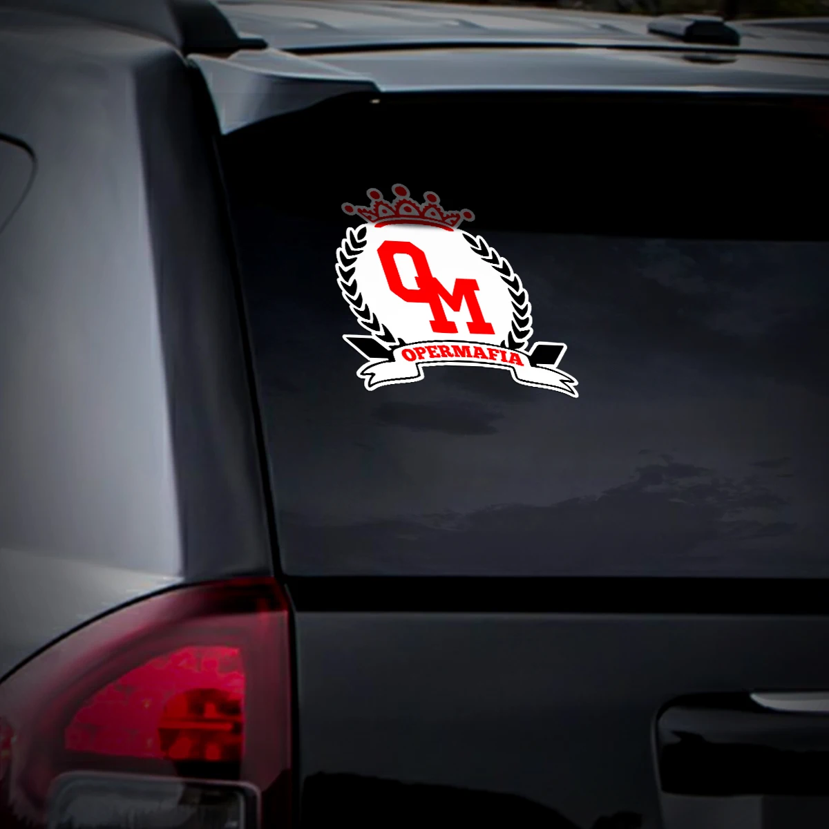 Наклейка на авто &quotОпер мафия&quot 19x20 см | Автомобили и мотоциклы