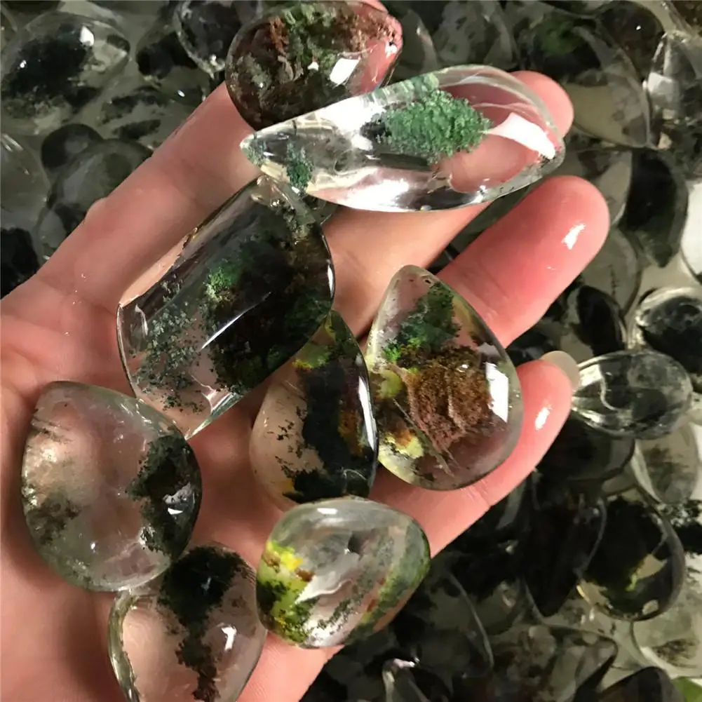 Натуральный флюорит Phantom кристалл кварца кулон с лечебным действием образцы