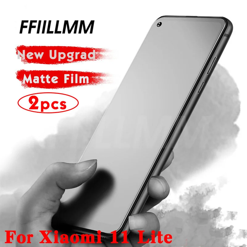 

2Pcs/lot Matte Protective Glass For Xiaomi 11 Lite 5G Tempered Glass For Xiaomi 11 Lite Screen Protectors For Xiaomi 11 Lite 5g