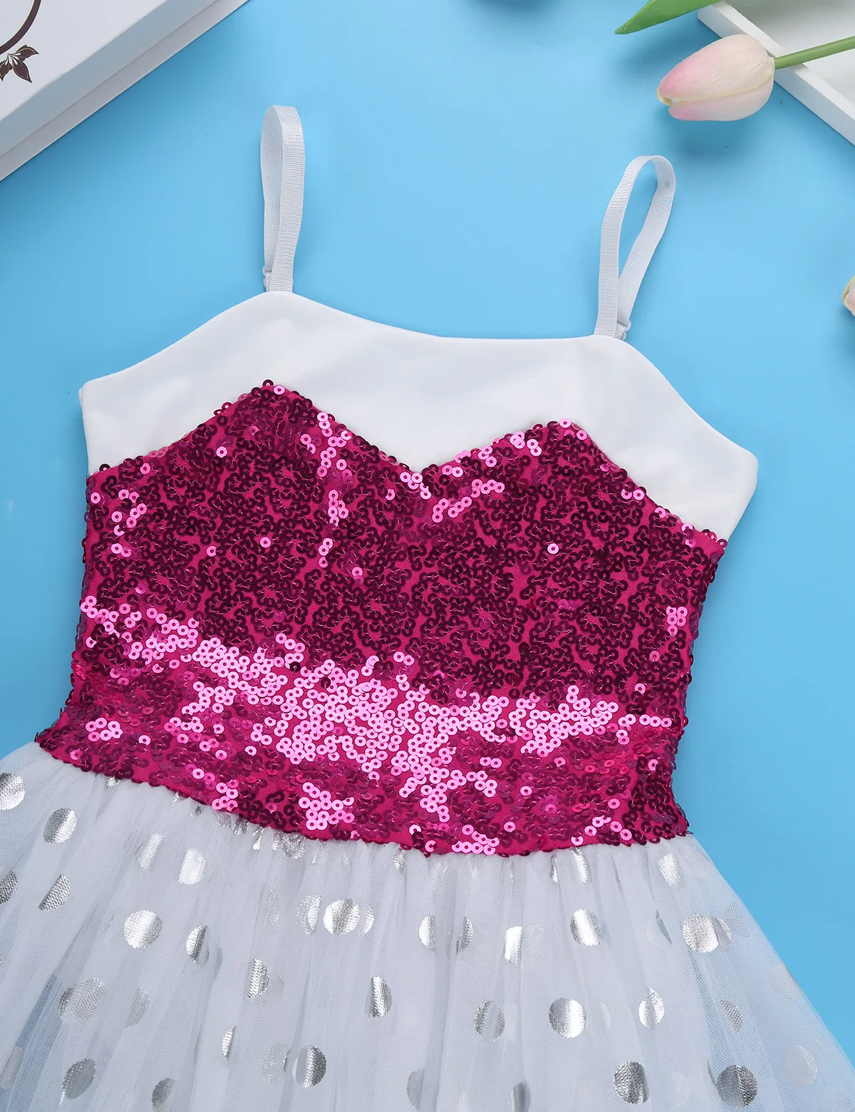 Детская балетная танцевальная пачка ChicTry с блестками для девочек балетное