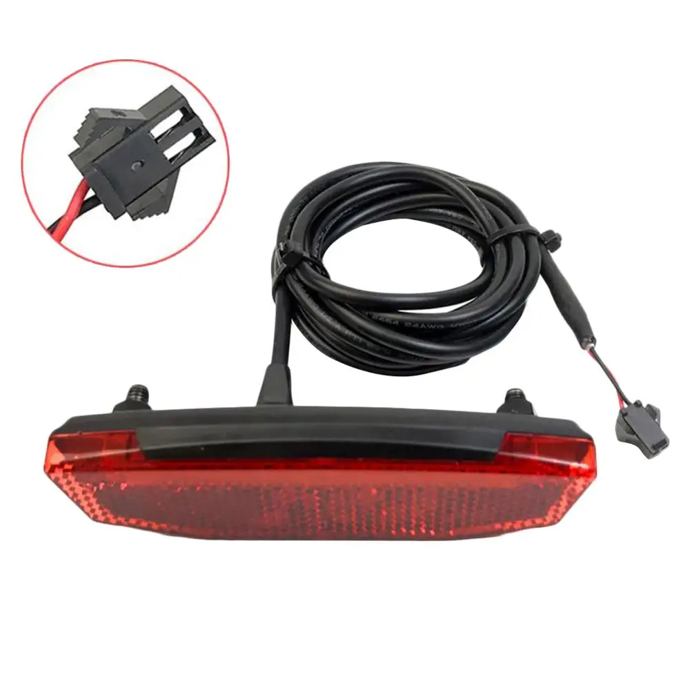 

NEW 36V/48V Ebike Rear Light/Tail Light LED Safety Warning Rear Lamp For E-scooter SM/ Waterproof Interface Connections