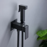 bidet faucet brass shower tap washer mixer cold hot water mixer crane square shower sprayer head tap toilet faucets