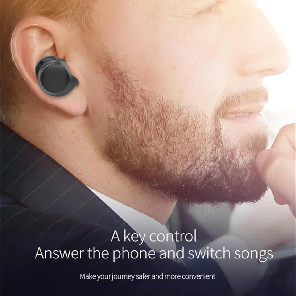 2020 обновленные настоящие беспроводные наушники Bluetooth совместимые