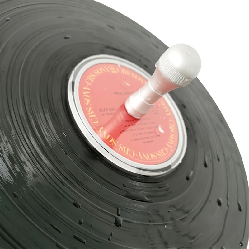 

LP Vinyl Record Cleaner Clamp Record Label Saver Protector Waterproof Acrylic