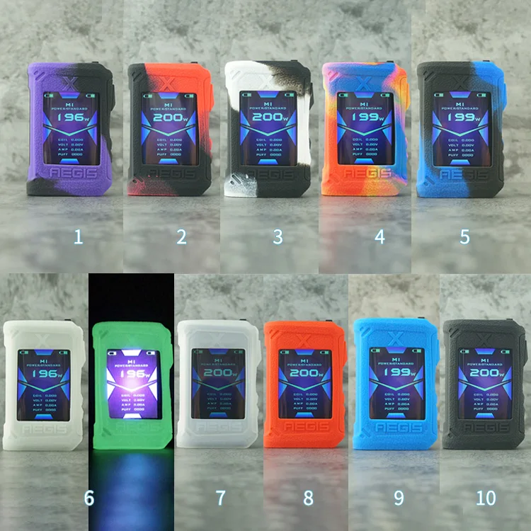 

20pcs Silicone case for Geekvape Aegis X POD Mod Vape kit texture skin rubber sleeve protective cover fit Geekvape Aegis-x