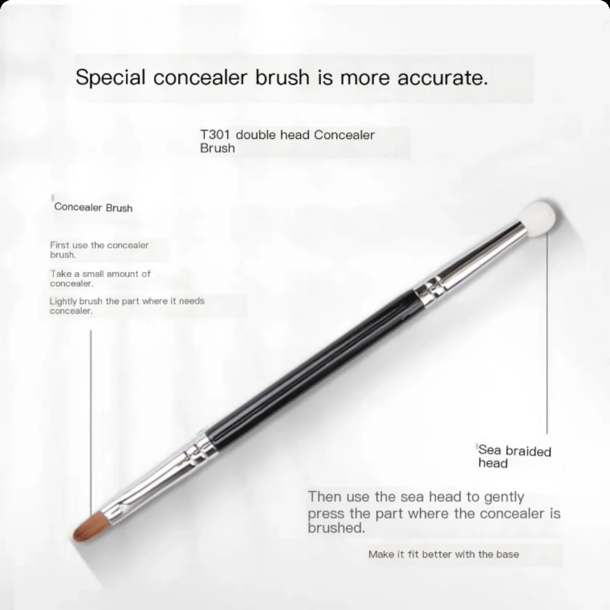 

Новинка, двухсторонняя губка, косметический инструмент, Кисть для макияжа глаз, косметическая кисть