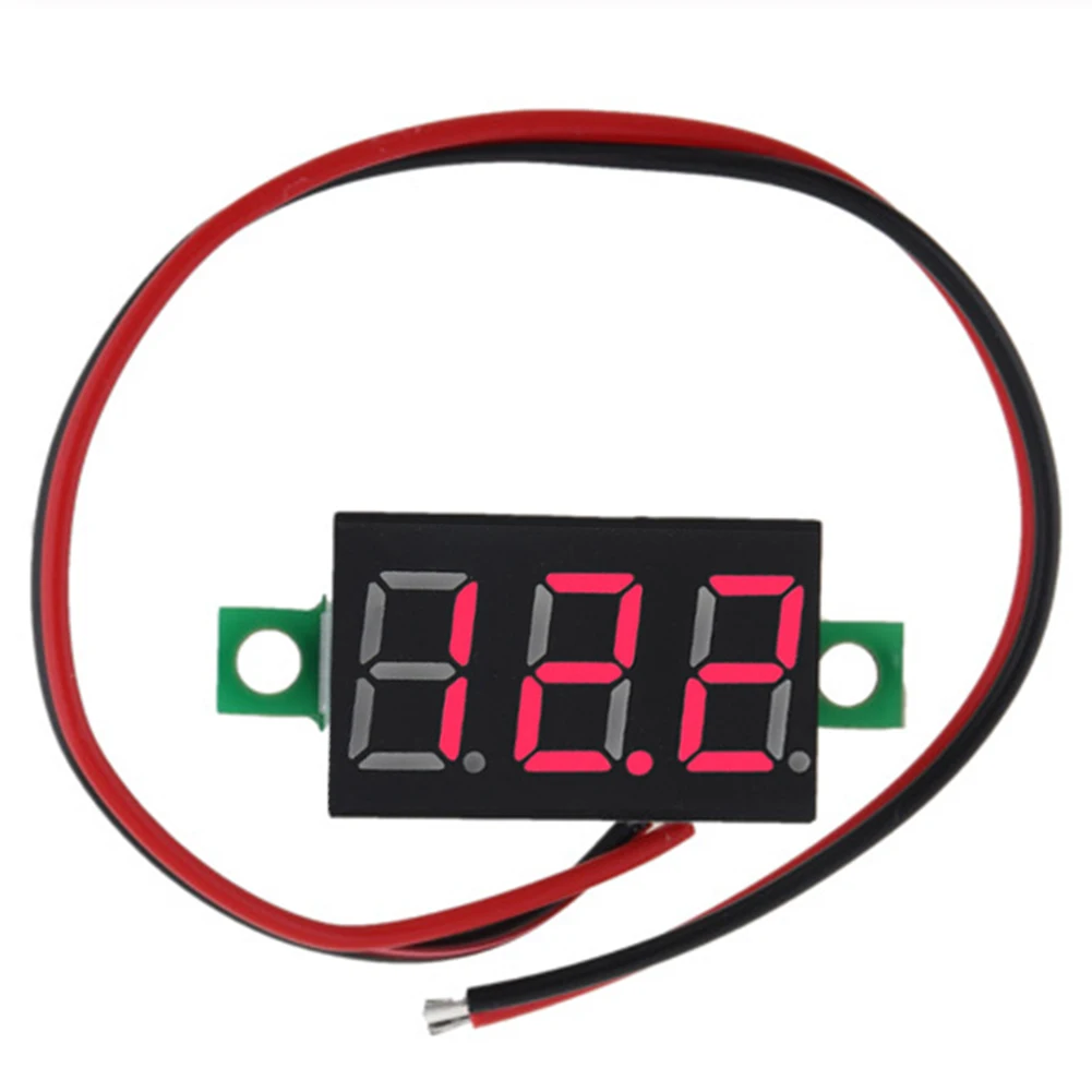 

5/10pcs Mini DC 0-30V Red LED 3-Digital Display Voltage Voltage Surface Board DC Voltmeter No Direct Exposure