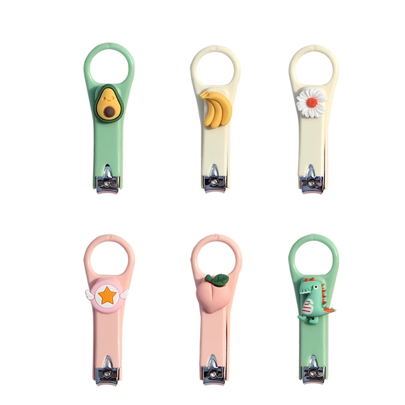 

Cartoon Folding Nail Scissors Single Adult Nail Clippers Portable Nail Clippers