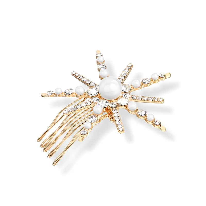 Горячая Распродажа жемчужный цветок шпилька для женщин простой модный трендовый