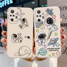 Чехол с мультяшным астронавтом для Xiaomi Redmi Note 10 Pro, чехол Funda Redmi Note 9, 8, 11 Pro, Poco, M4, X3, NFC, 9S, 10S, 9C, 9A, 9T, 10Pro, чехлы