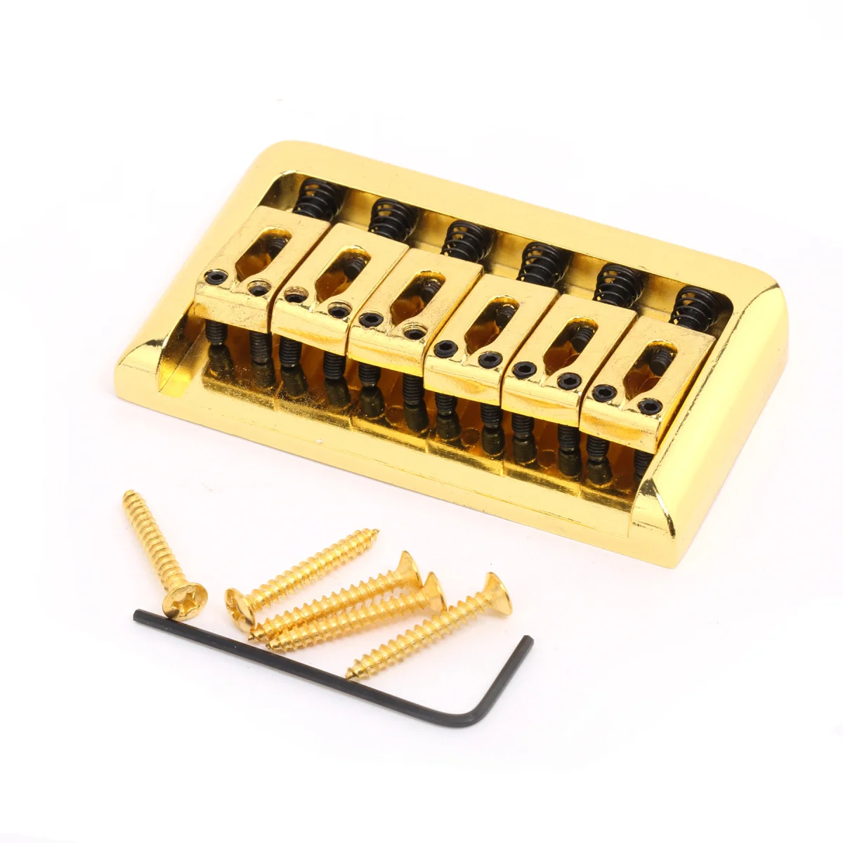 

Острая 6-струнная гитара Musiclily Non Tremolo, золотой