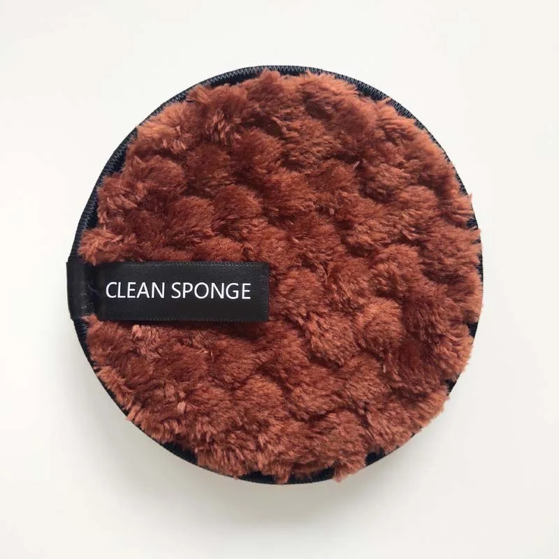 Многоразовые салфетки из микрофибры для снятия макияжа разные цвета очищающая