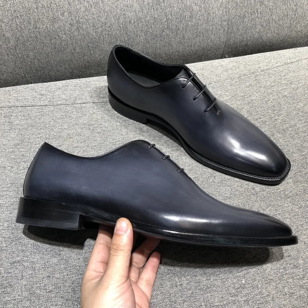 

Light luxury formal business shoes, high-quality Oxford Shoes, made of a complete piece of leather by hand