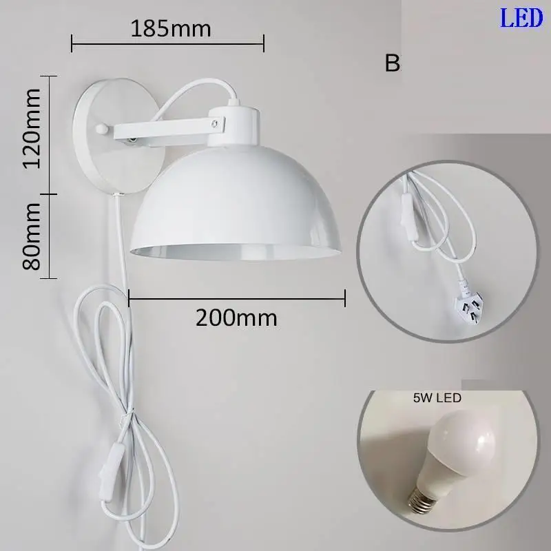 Декор Industrieel Lampen Современные хрустальные люстры для дома Lampara De Pared интерьер Wandlamp
