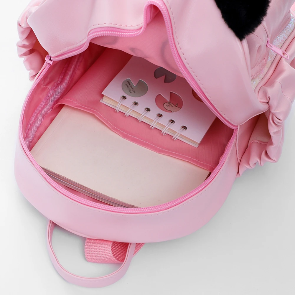 

Panda Cute Children School Backpackj Girls Shoulder Bag Daily Sequins Backpack for Kids Travel Bags