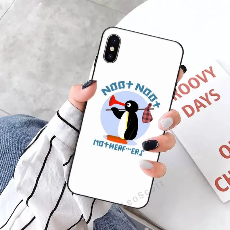 

Noot noot pingu Phone Case for iPhone 11 12 mini pro XS MAX 8 7 6 6S Plus X 5S SE 2020 XR