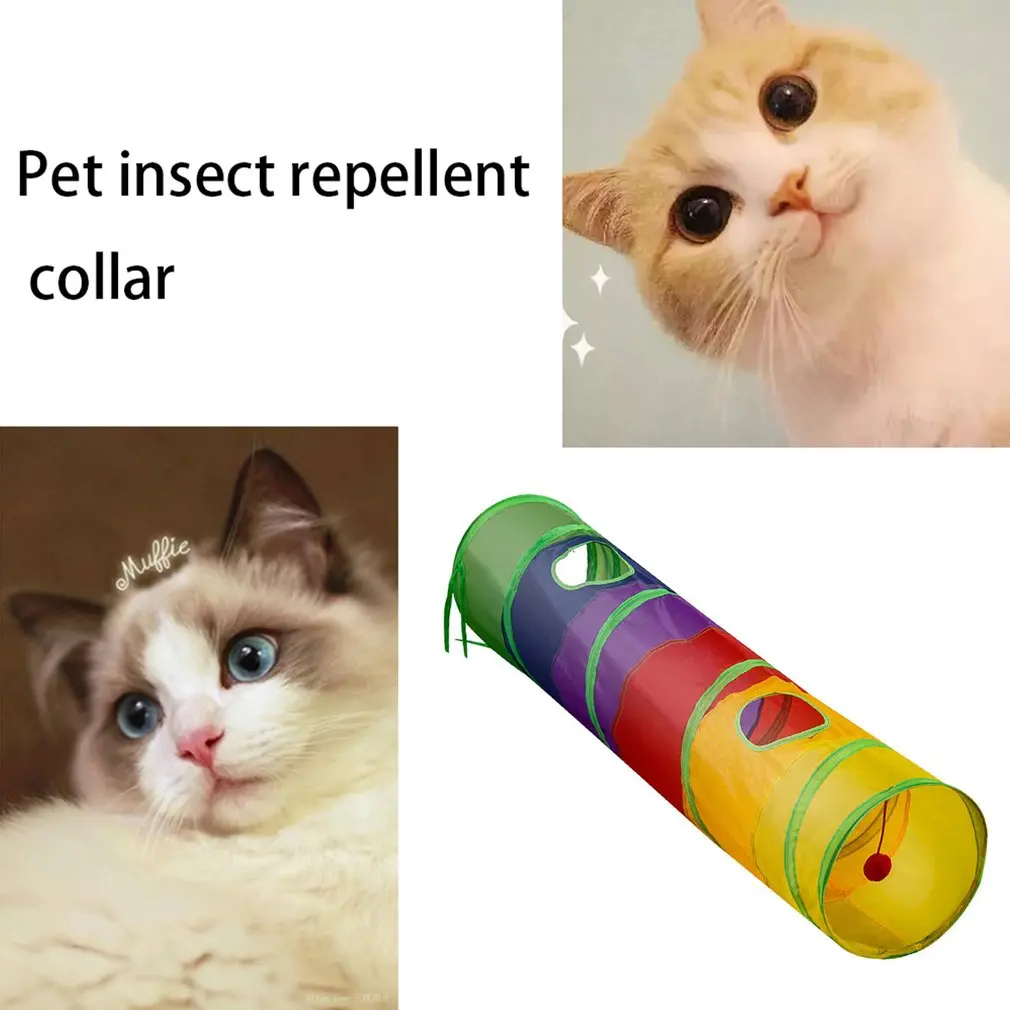 Лидер продаж туннель для кошек с 2 отверстиями радужная головоломка игрушка