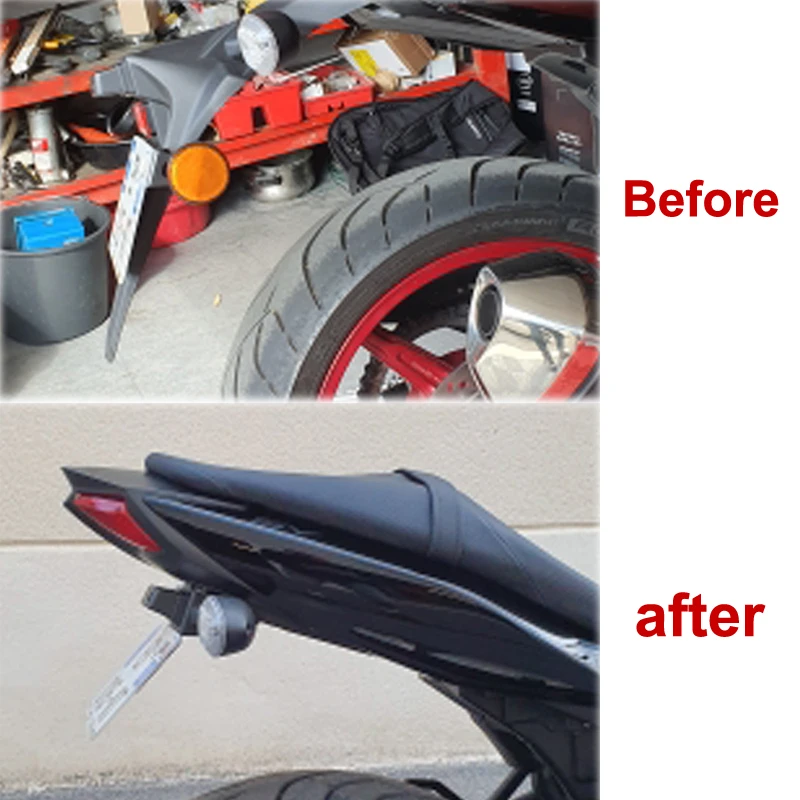 

Fit For SUZUKI SV650 2017-2019 SV650X License Plate Holder Motorcycle Fender Eliminator Rear Tail Tidy Registration Plate Kit