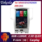 Автомагнитола Tokesla, мультимедийный проигрыватель, Gps, Android 11, Infiniti GX, G37, G25, G35 2008-2015, FX35, QX70, 2007-2012, DVD, Automotivo 5G