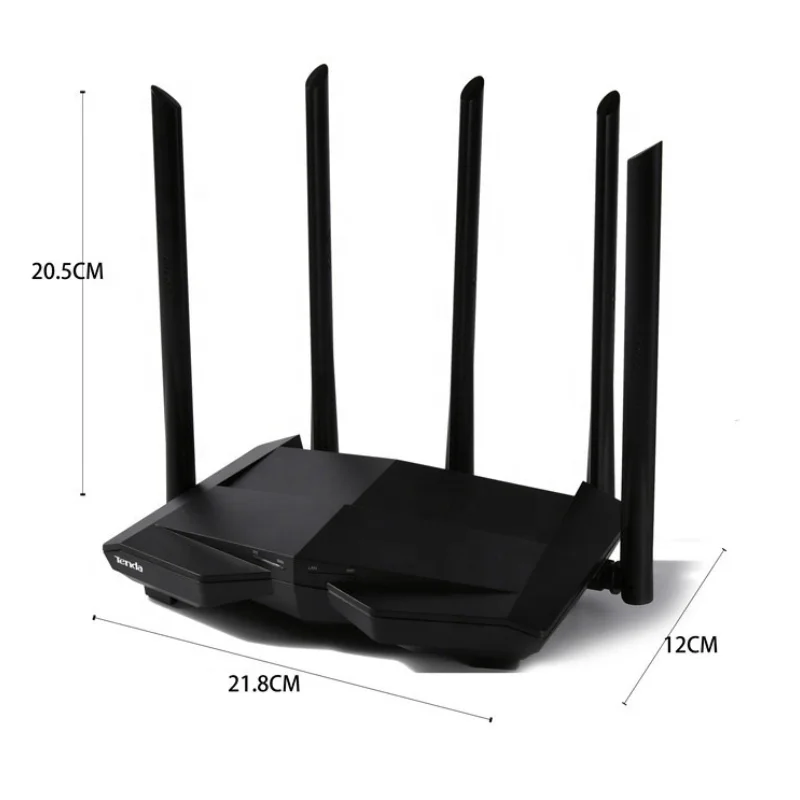Маршрутизатор Tenda AC11 AC1200 гигабитный двухдиапазонный Wi Fi ретранслятор 12AC 5*6 дБи