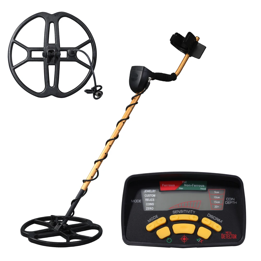 High Sensitiviity Underground Metal Detector MD6350 with 12 Inch Search Coil LCD Treasure Gold Hunter Pinpointer | Инструменты