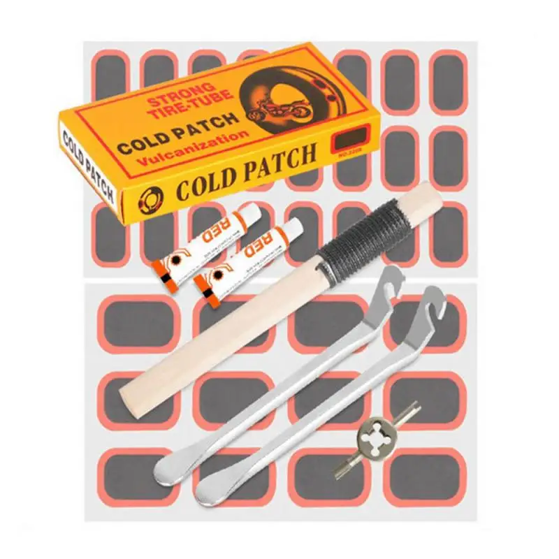 

Hight Quality Bicycle Tire Repair Complete Tool Tire Deflator Tire Repair Glue Tire Patch Reliable Motorcycle Tire Repair Kit