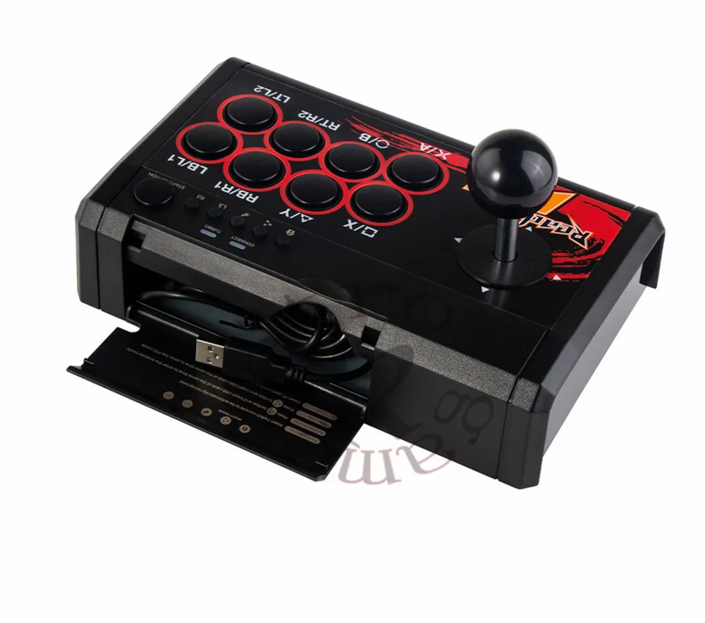 Новый 4в1 аркадный боевой проводной джойстик Кулисный контроллер поддерживает