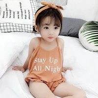 girls summer cotton clothing suit kids clothes suit two piece set net red girls shorts suit girls clothes toddler girl clothes