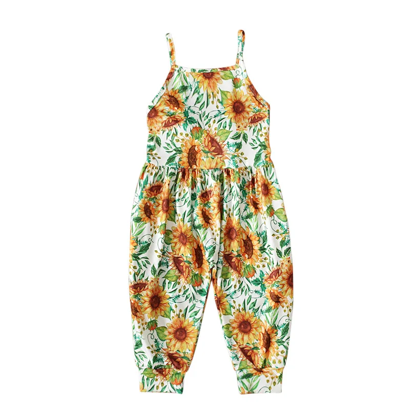 

Children's European and American Summer Girls Sling Strapless One-piece Printed Girls' Wear Spotted Printed Shark Women
