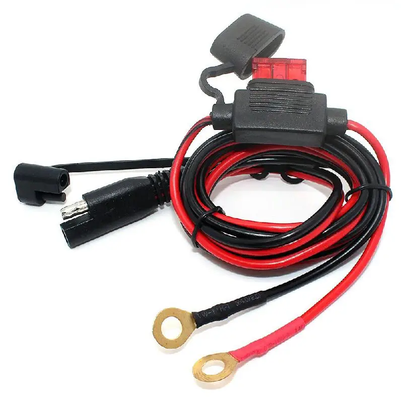 Монтажный держатель 2 1 Amp для адаптера кабеля SAE к USB быстрый разъем мотоцикла