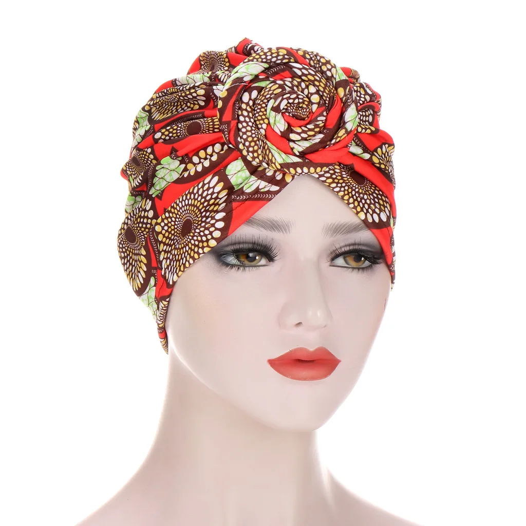 

Lady Turban Hat Fashion Muslim Women Hijab Indian Style Head Wrap Cap Hat Hair Cover Headband Inner Turban Cap
