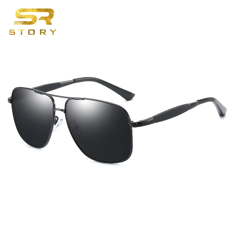 

STORY 2020 retro Aviation Sunglasses Men Polarized fashion Photochromic Driving Sun Glasses alloy gafas de sol